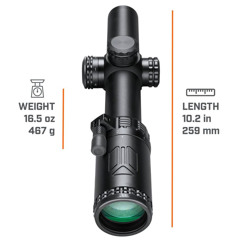 AR Optics&reg; 1-8x24 Illuminated Riflescope
